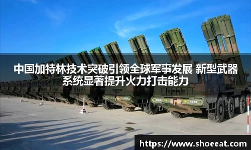 中国加特林技术突破引领全球军事发展 新型武器系统显著提升火力打击能力